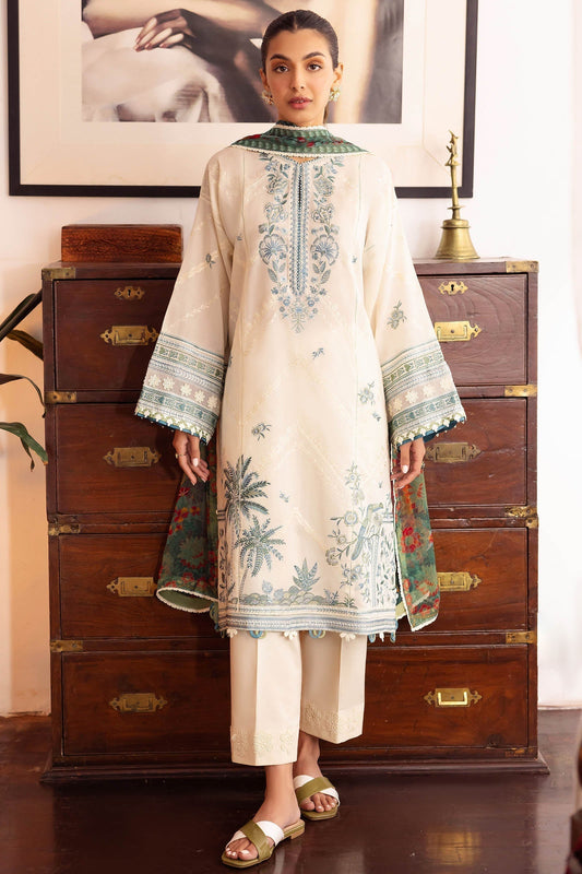 Zaha | Lawn 24 | EIRA (ZL24-05 A) - Ladies Clothes - Maria Faisal