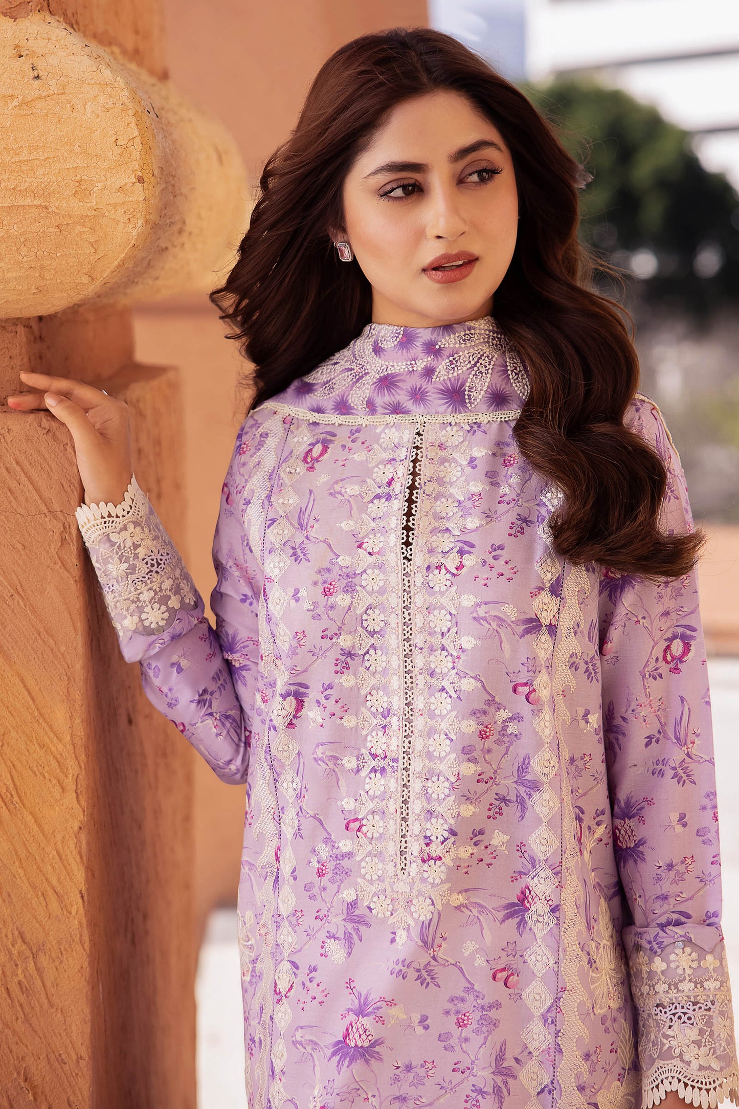 Zaha | Lawn 24 | SENA (ZL24-10 A) - Ladies Clothes - Maria Faisal
