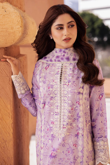 Zaha | Lawn 24 | SENA (ZL24-10 A) - Ladies Clothes - Maria Faisal