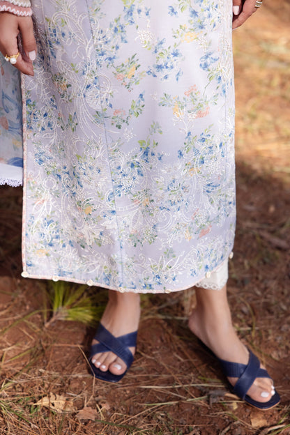 Zaha | Lawn 24 | AYSEL (ZL24-03 B) - Ladies Clothes 