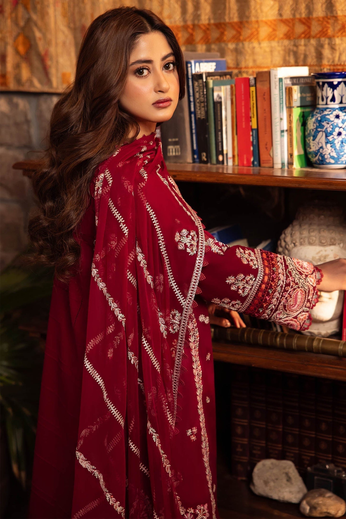 Zaha | Lawn 24 | ZENEL (ZL24-07 B) - Ladies Clothes - Maria Faisal