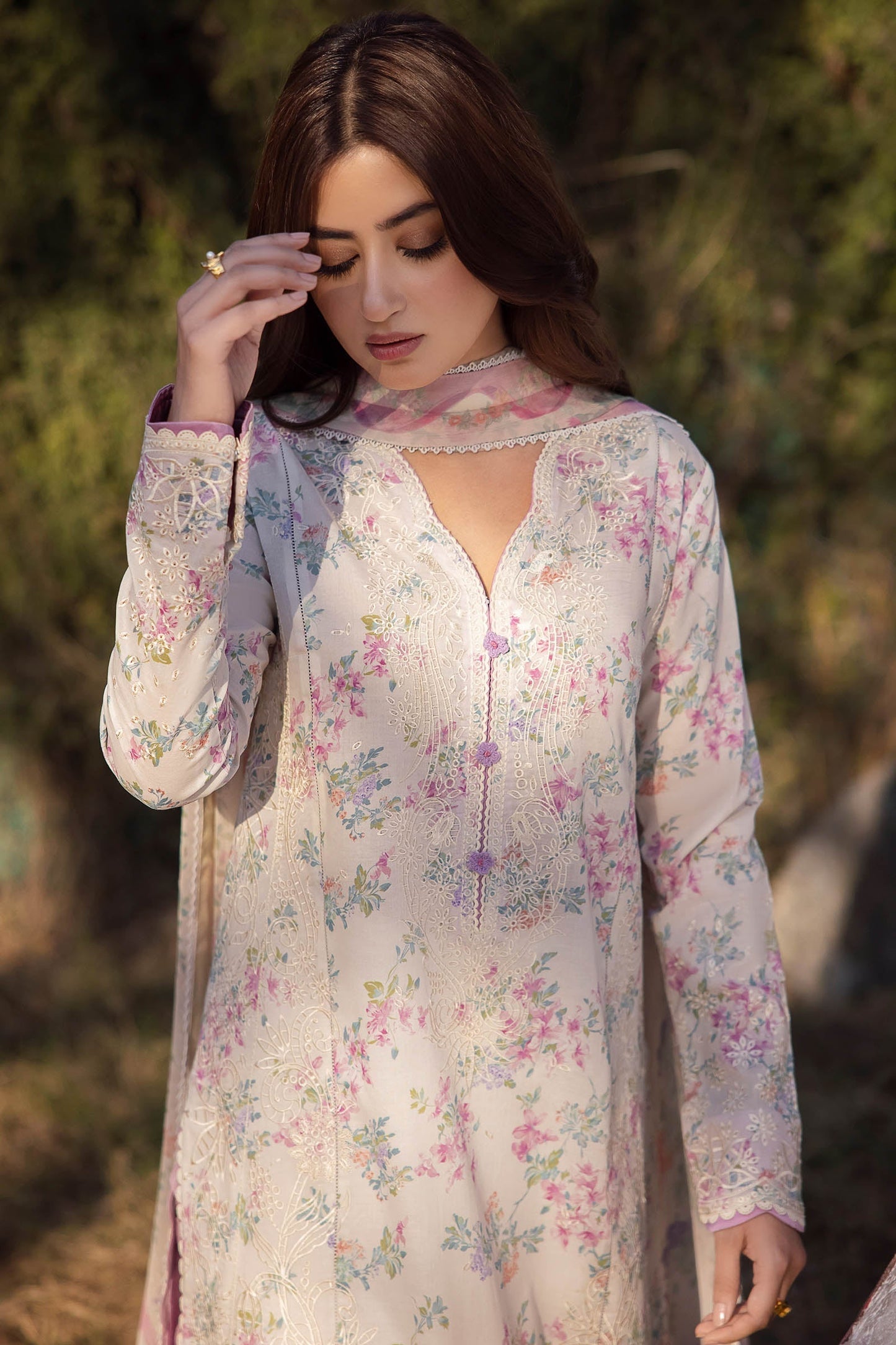Zaha | Lawn 24 | AYSEL (ZL24-03 A) - Ladies Clothes 