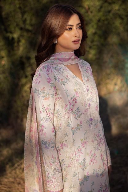 Zaha | Lawn 24 | AYSEL (ZL24-03 A) - Ladies Clothes 