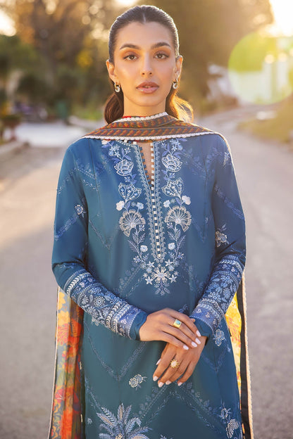 Zaha | Lawn 24 | EIRA (ZL24-05 B) - Ladies Clothes - Maria Faisal