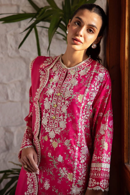 Zaha | Lawn 24 | LEYLA (ZL24-12 A) - Ladies Clothes - Maria Faisal