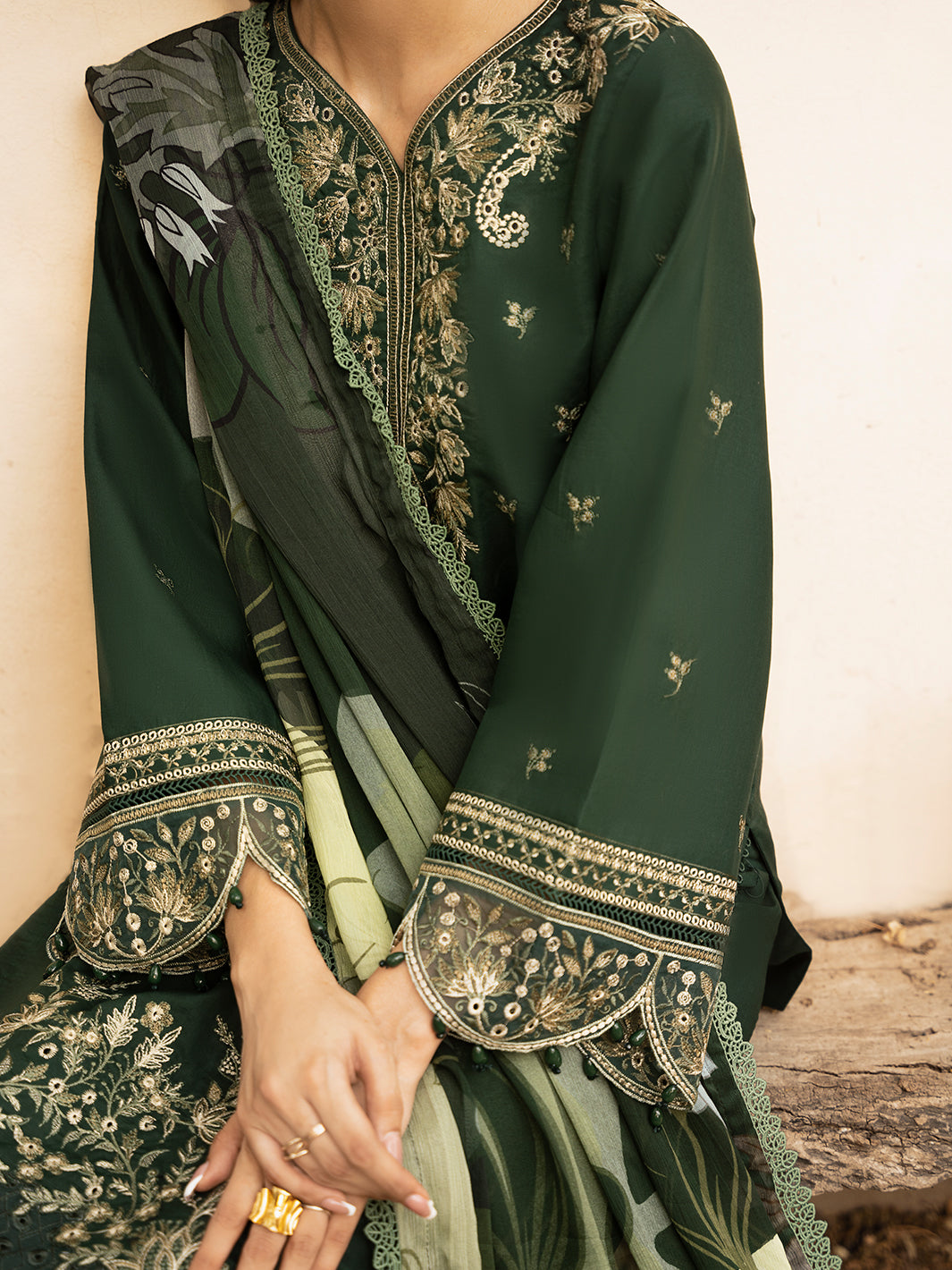 Izel | Dastak Luxury Lawn | ZAIB - Ladies Clothes 