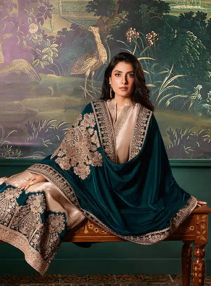 Zainab Chottani | Luxury Velvet Collection 23 | Amber