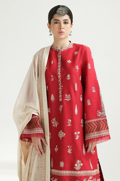 Zara Shahjahan | Luxury Lawn 24 | MYRA-14A - Ladies Clothes - Maria Faisal