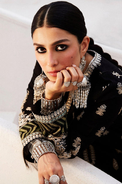 Zara Shahjahan | Luxury Lawn 24 | MYRA-14B - Ladies Clothes - Maria Faisal