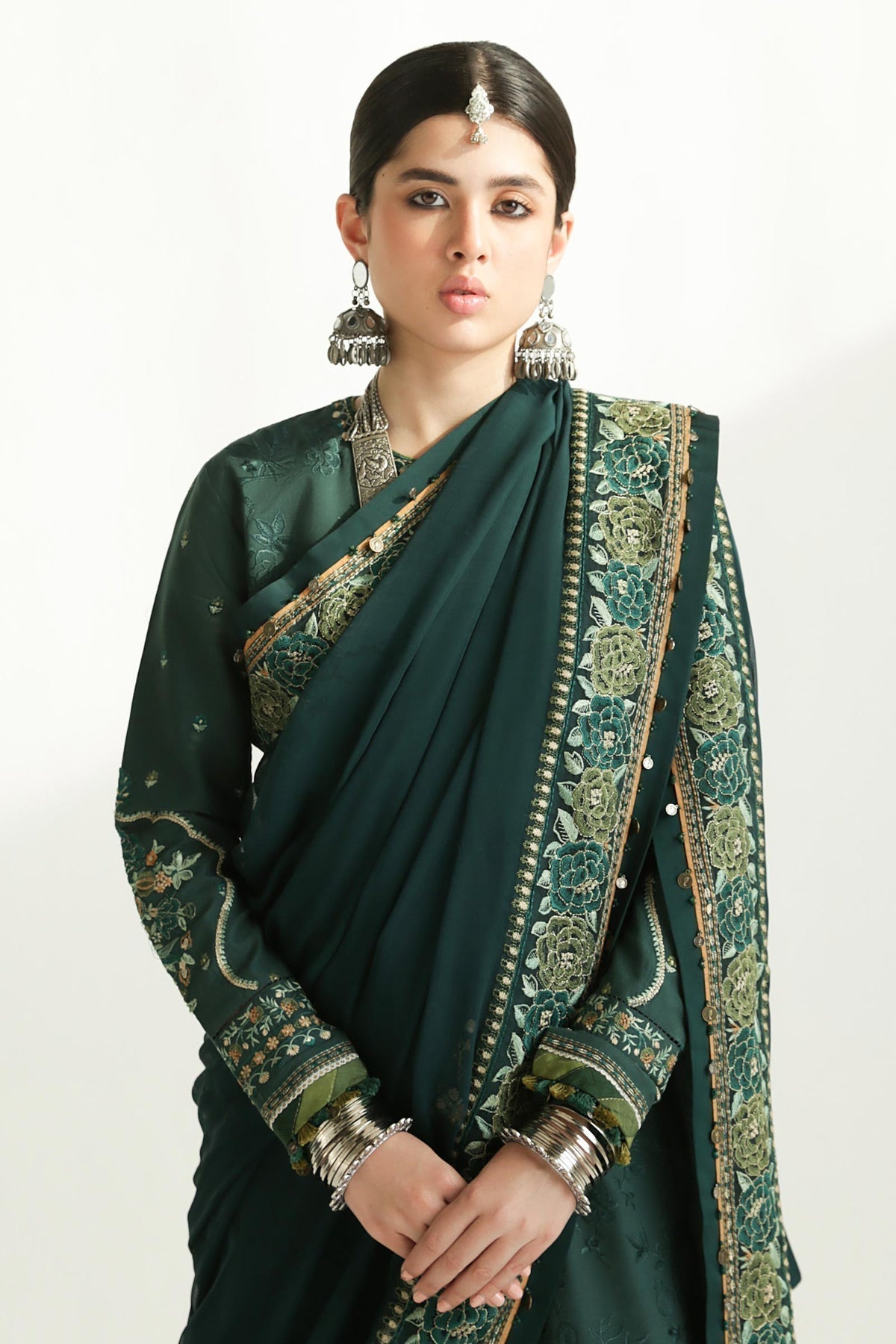 Zara Shahjahan | Luxury Lawn 24 | PARSA-9B - Ladies Clothes - Maria Faisal