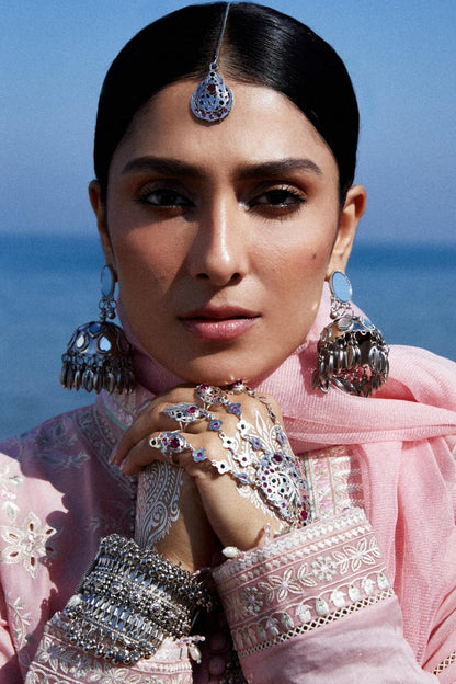 Zara Shahjahan | Luxury Lawn 24 | AMIRA-5A - Ladies Clothes - Maria Faisal