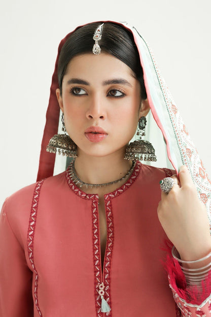 Zara Shahjahan | Luxury Lawn 24 | SANDAL-10B - Ladies Clothes - Maria Faisal