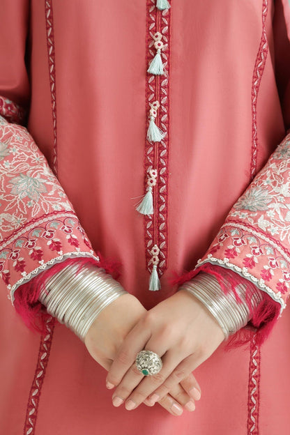 Zara Shahjahan | Luxury Lawn 24 | SANDAL-10B - Ladies Clothes - Maria Faisal