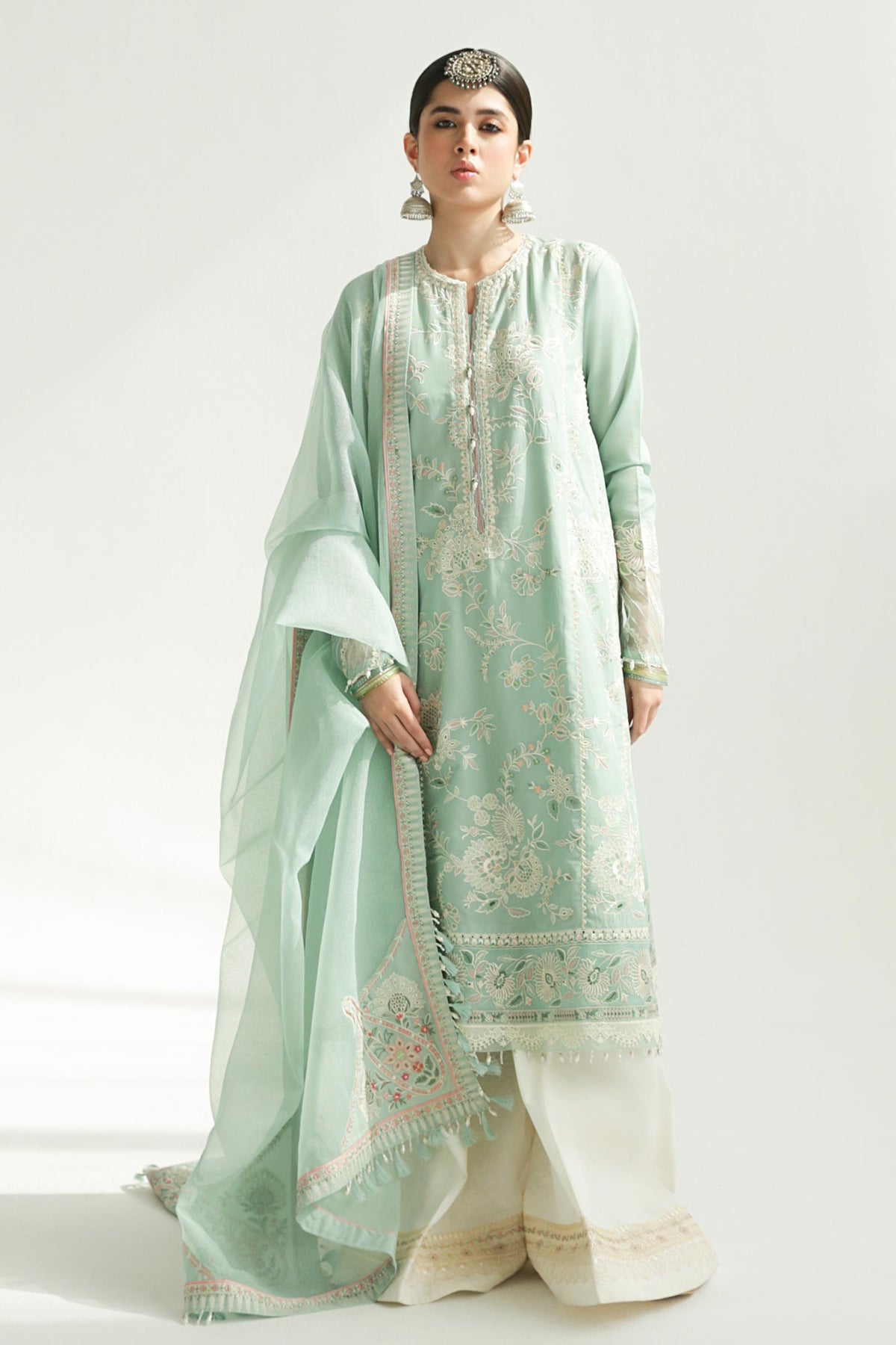 Zara Shahjahan | Luxury Lawn 24 | AMIRA-5B - Ladies Clothes - Maria Faisal