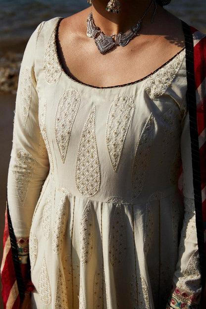 Zara Shahjahan | Luxury Lawn 24 | AAINA-8A - Ladies Clothes - Maria Faisal