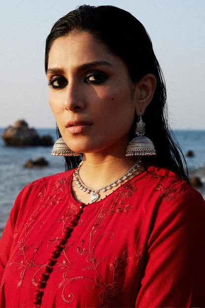 Zara Shahjahan | Luxury Lawn 24 | DEENA-12A - Ladies Clothes - Maria Faisal