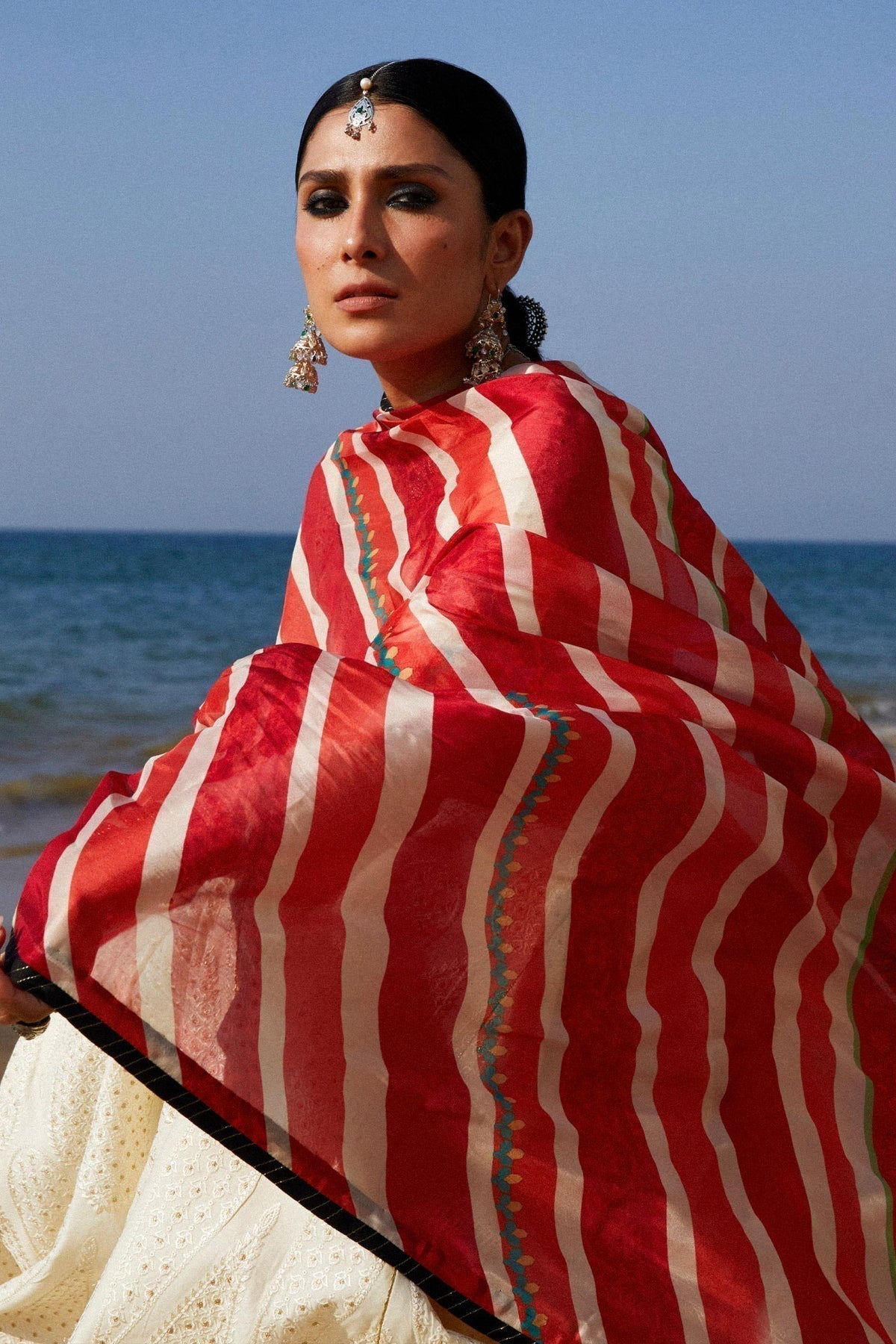 Zara Shahjahan | Luxury Lawn 24 | AAINA-8A - Ladies Clothes - Maria Faisal