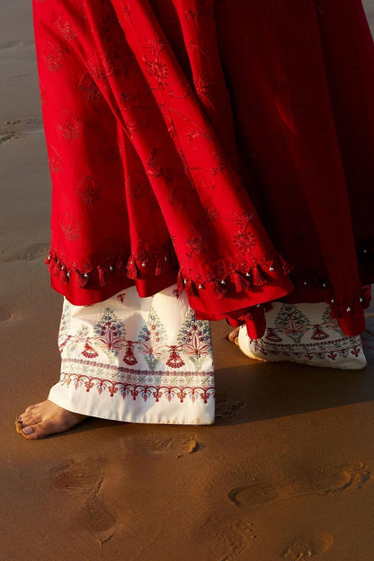 Zara Shahjahan | Luxury Lawn 24 | DEENA-12A - Ladies Clothes - Maria Faisal