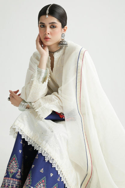 Zara Shahjahan | Luxury Lawn 24 | DEENA-12B - Ladies Clothes - Maria Faisal