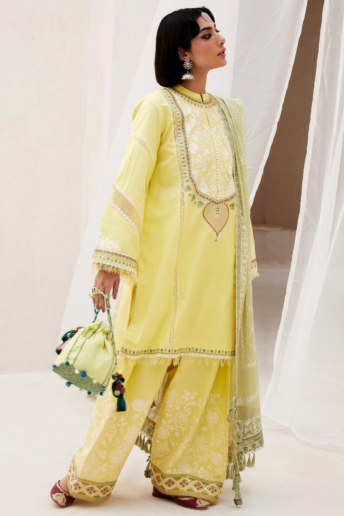 Zara Shahjahan | Luxury Lawn 24 | DILARA-15A - Ladies Clothes - Maria Faisal