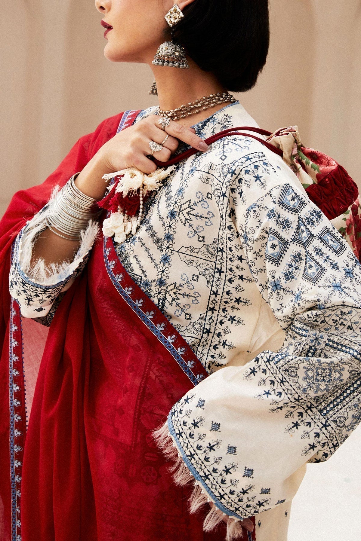 Zara Shahjahan | Luxury Lawn 24 | DIYA-2A - Ladies Clothes - Maria Faisal