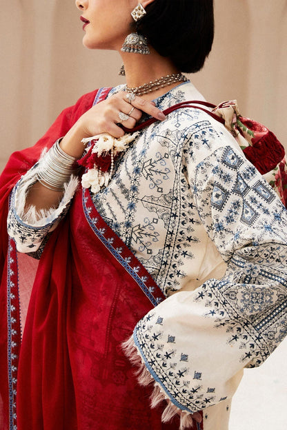 Zara Shahjahan | Luxury Lawn 24 | DIYA-2A - Ladies Clothes - Maria Faisal