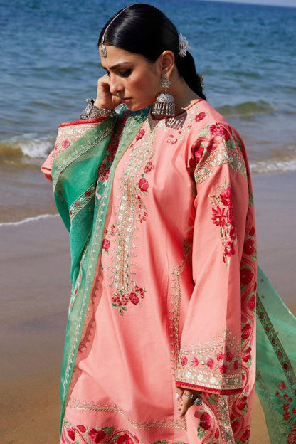 Zara Shahjahan | Luxury Lawn 24 | JIYA-6A - Luxury - Maria Faisal