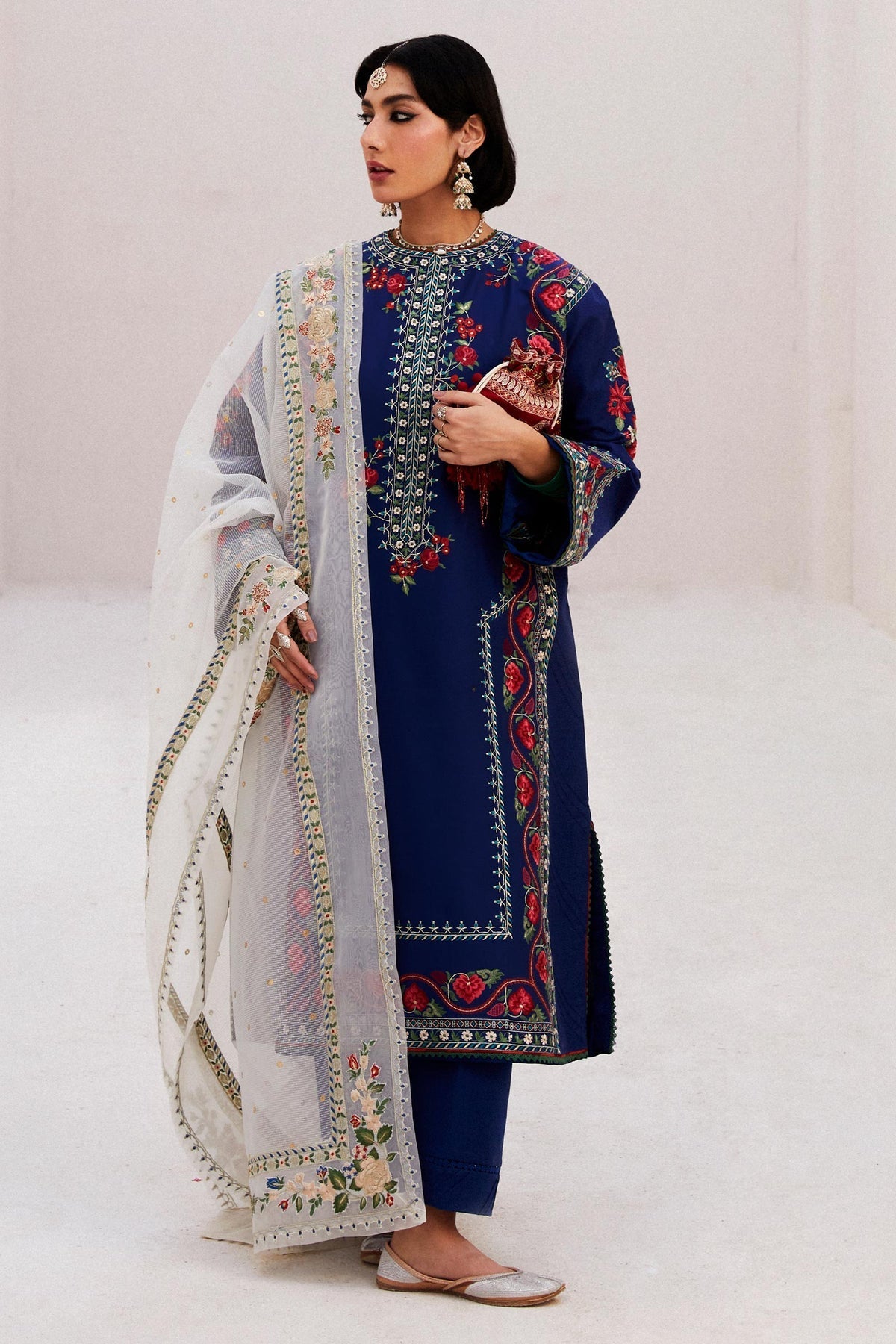 Zara Shahjahan | Luxury Lawn 24 | JIYA-6B - Ladies Clothes - Maria Faisal