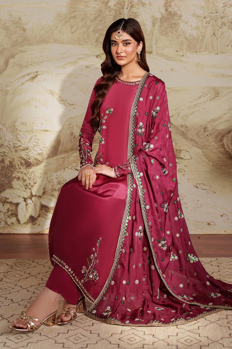 Zarif | Saheera Luxe 25 | ZRF-SHE-02 Shamma - Formal Dress - available at Maria Faisal in UK and USA.