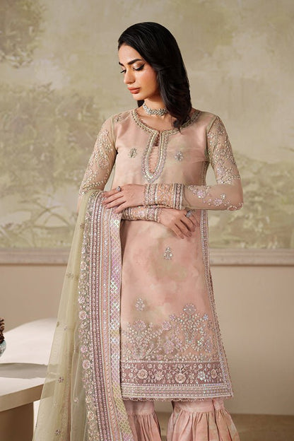 Zarif | Zaneera Formals | ZRF - ZPE - 04 SERIYAH - is Net dress from Zarif - Ladies Clothes - Maria Faisal