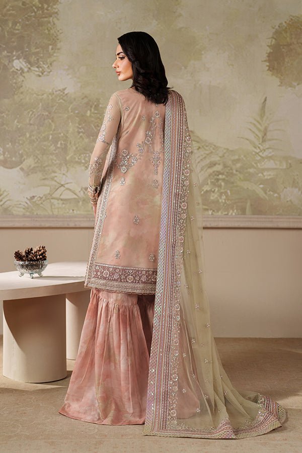 Zarif | Zaneera Formals | ZRF - ZPE - 04 SERIYAH - is Net dress from Zarif - Ladies Clothes - Maria Faisal