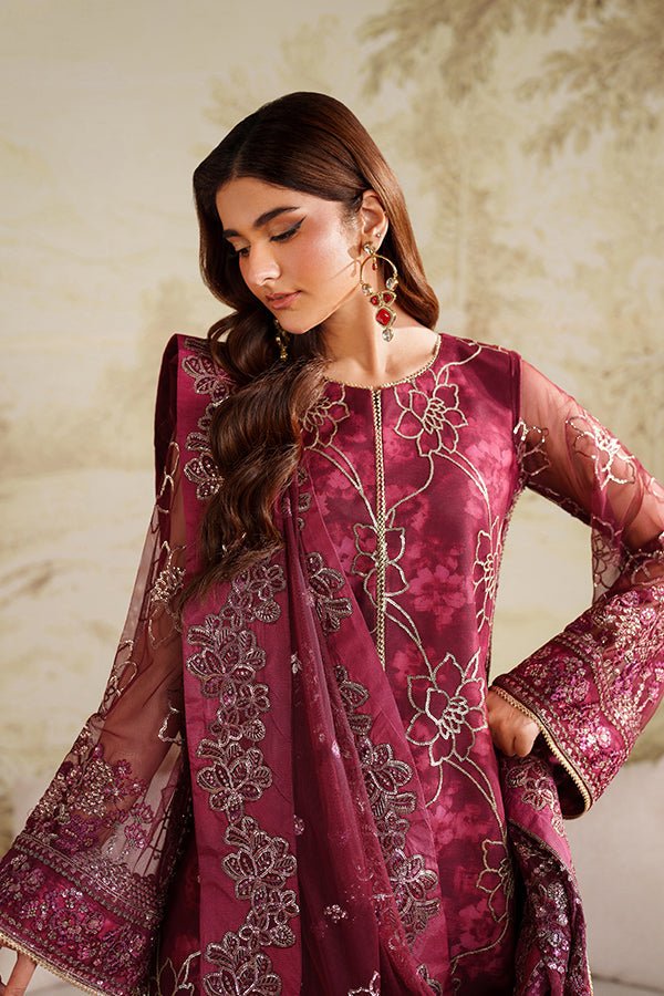 Zarif | Zaneera Formals | ZRF - ZPE - 07 FALEK - is Net dress from Zarif - Ladies Clothes - Maria Faisal