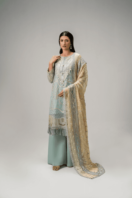 Zebtan | Aura Formals | AR-08 by Maria Faisal - Registered Vendor of : Zebtan - type : Ladies Clothes - 100% original wedding dresses